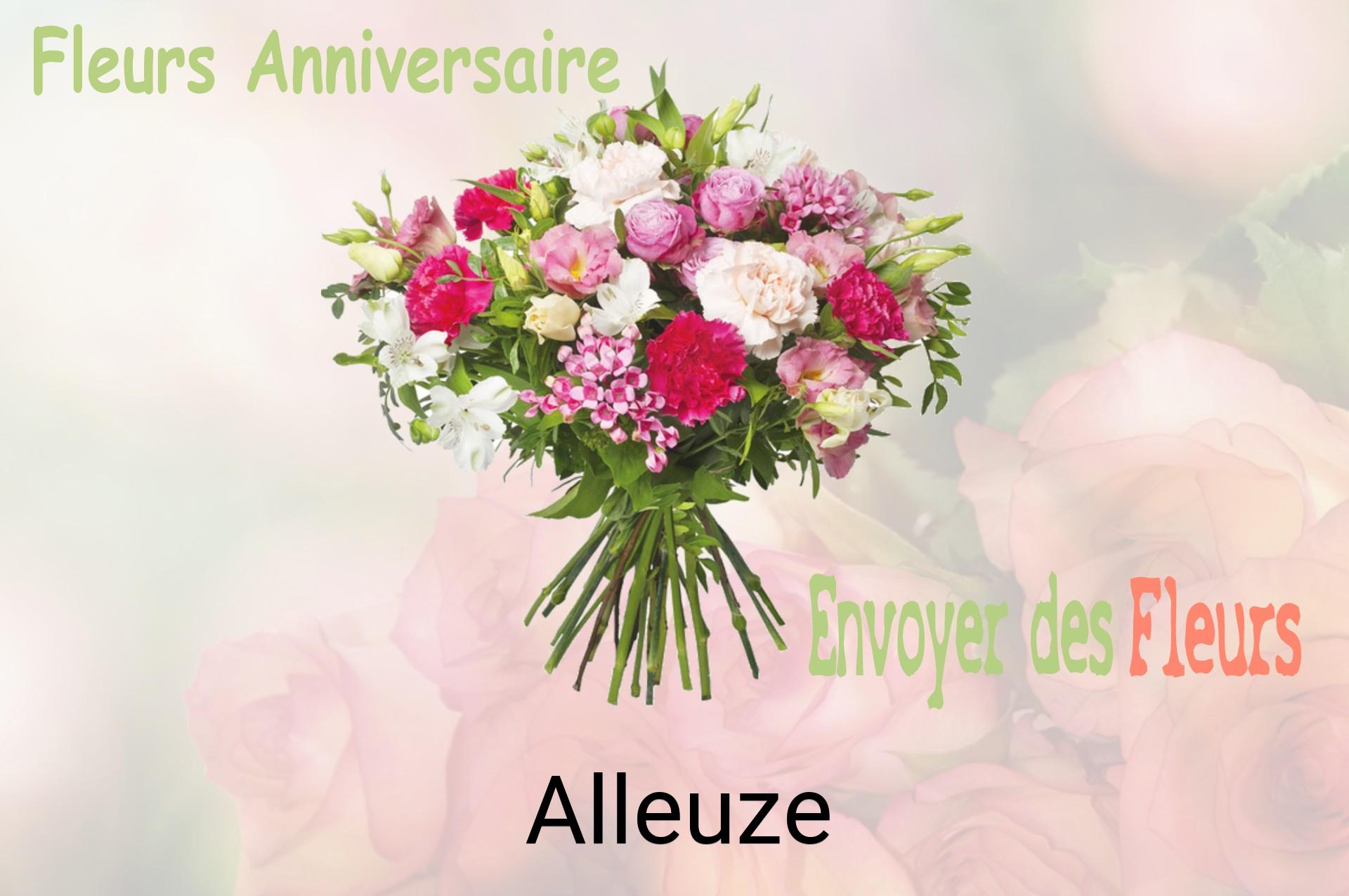 Bouquet de fleurs d’anniversaire livré à Alleuze