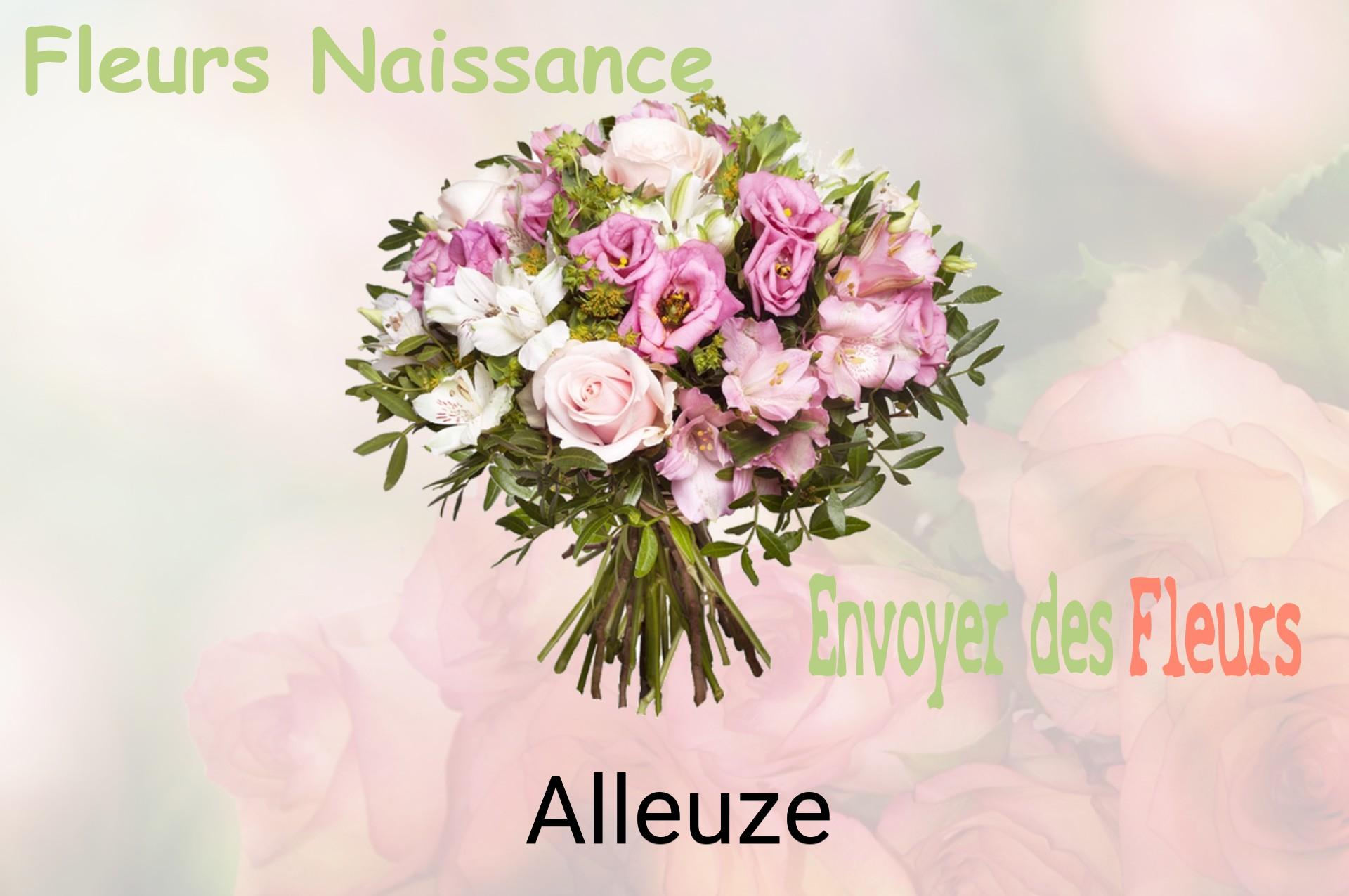 Bouquet de fleurs de naissance livré à Alleuze